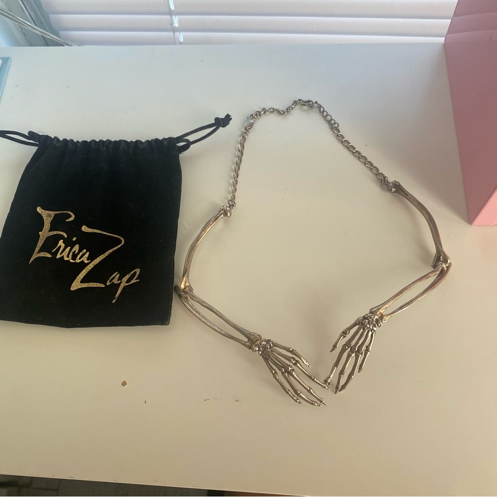 skeleton choker 925
